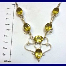 necklace.. lemon topaz-